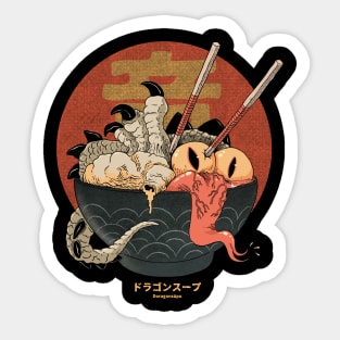 Dragon soup Sticker